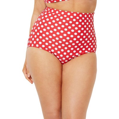 Swimsuits For All Women’s Plus Size High Waist Swim Brief