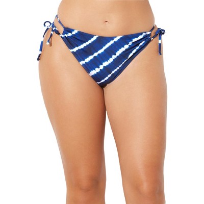 Swimsuits For All Women’s Plus Size Innovator Adjustable Side-Tie Bikini Bottom