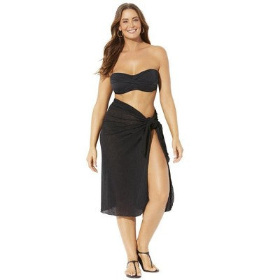 Swimsuits For All Women’s Plus Size Remi Convertible Cover Up Sarong