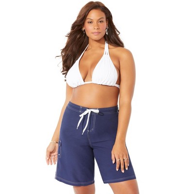 Swimsuits For All Women’s Plus Size Long Board Short