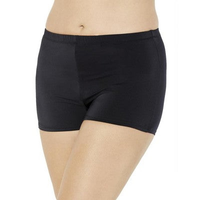 Swimsuits For All Women’s Plus Size Chlorine Resistant Swim Boy Short
