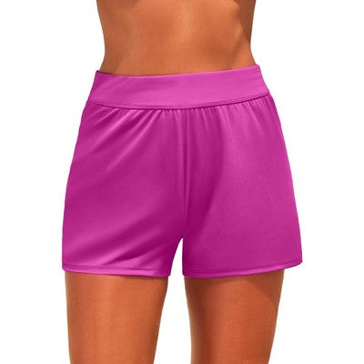 Swimsuits For All Women’s Plus Size Chlorine Resistant Banded Swim Short