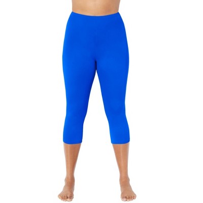 Swimsuits For All Women’s Plus Size Chlorine Resistant Swim Capri