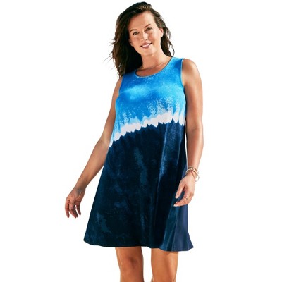 Swimsuits For All Women’s Plus Size Jordan Pocket Cover Up Dress