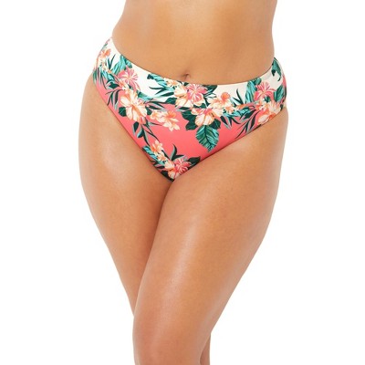 Swimsuits For All Women’s Plus Size High Leg Swim Brief