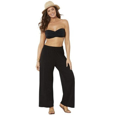  Swimsuits For All Women’s Plus Size Dena Beach Pant Cover Up