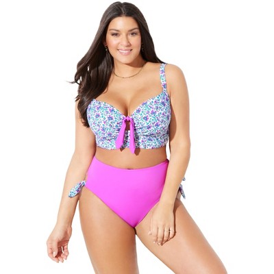  Swimsuits For All Women’s Plus Size Confidante Bra Sized Underwire Bikini Top