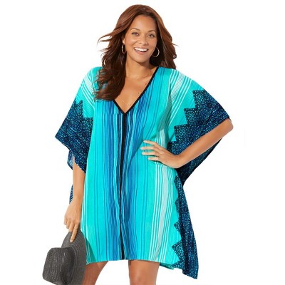  Swimsuits For All Women’s Plus Size Kelsea Cover Up Tunic