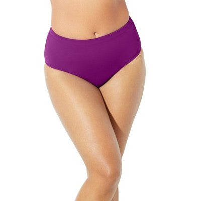  Swimsuits For All Women’s Plus Size Chlorine Resistant Full Coverage Brief