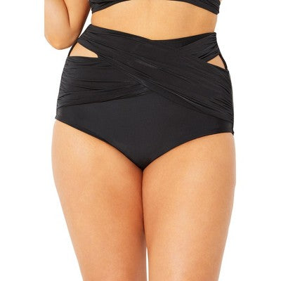  Swimsuits For All Women’s Plus Size Crisscross Wrap Bikini Bottom