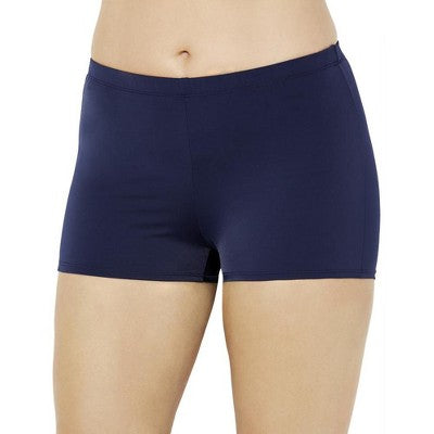  Swimsuits For All Women’s Plus Size Chlorine Resistant Swim Boy Short