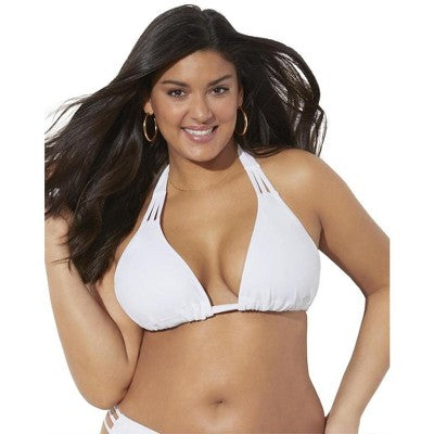  Swimsuits For All Women’s Plus Size Beach Babe Triangle Bikini Top