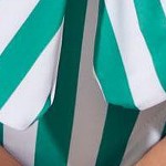  Swimsuits For All Women’s Plus Size Striped Tie Front Bikini Bottom