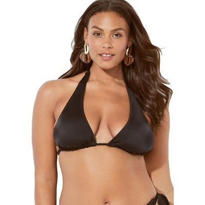  Swimsuits For All Women’s Plus Size Elite Triangle Bikini Top