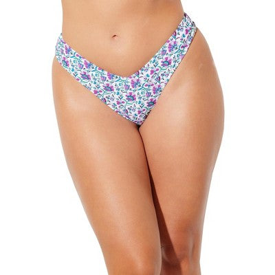  Swimsuits For All Women’s Plus Size High Leg Cheeky Bikini Brief