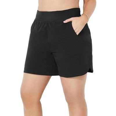  Swimsuits For All Women’s Plus Size Quick-Dry Swim Short