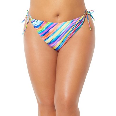  Swimsuits For All Women’s Plus Size Innovator Adjustable Side-Tie Bikini Bottom
