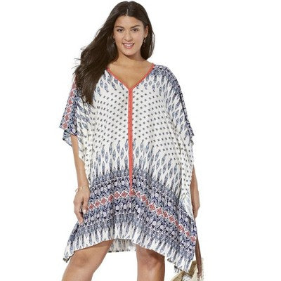  Swimsuits For All Women’s Plus Size Kelsea Cover Up Tunic