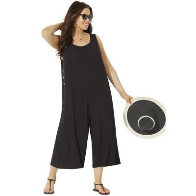  Swimsuits For All Women’s Plus Size Adriana Jumpsuit