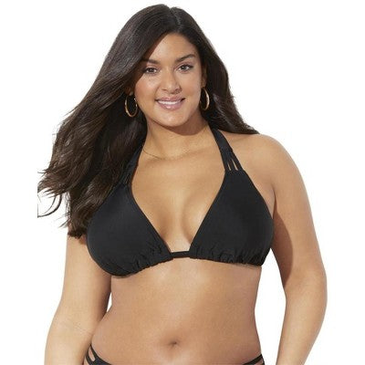  Swimsuits For All Women’s Plus Size Beach Babe Triangle Bikini Top
