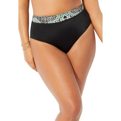  Swimsuits For All Women’s Plus Size High Waist Bikini Bottom