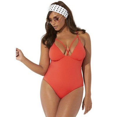  Swimsuits For All Women’s Plus Size Temptress One Piece Swimsuit