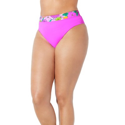  Swimsuits For All Women’s Plus Size High Waist Cheeky Bikini Brief