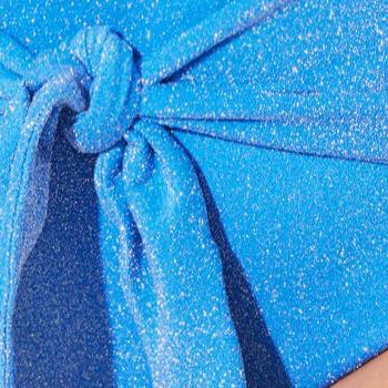  Swimsuits For All Women’s Plus Size Shimmer Tie Waist Swim Brief