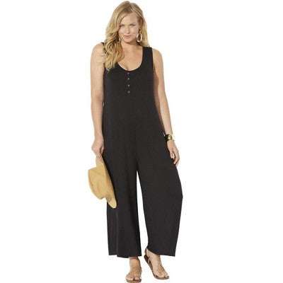  Swimsuits For All Women’s Plus Size Isla Jumpsuit