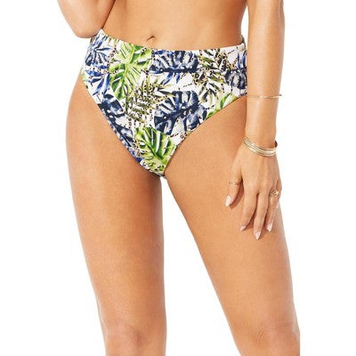  Swimsuits For All Women’s Plus Size High Leg Swim Brief