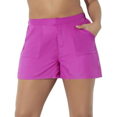  Swimsuits For All Women’s Plus Size Cargo Swim Short