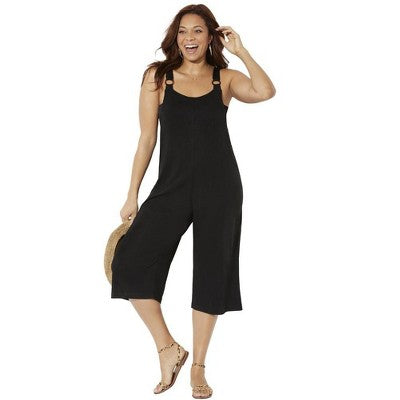  Swimsuits For All Women’s Plus Size Eloise Overall Jumpsuit