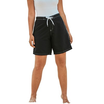  Swimsuits For All Women’s Plus Size Long Board Short