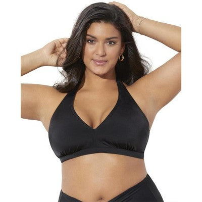  Swimsuits For All Women’s Plus Size Diva Halter Bikini Top